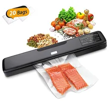 Вакуумный герметик фольги герметик для сохранения сухих и влажных продуктов с 20 штук профессиональный мешок фольги 34 см длинный сварной 5 температуры