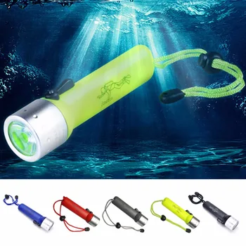 

New Lantern LED Waterproof Portable Lamp For Hunting Camping Diving Torch Lighting Light Underwater Diving Flashlight Torch