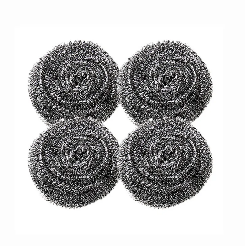 4PCS Stainless Steel Wire Ball kitchen Brush Dish Cleaning Tools