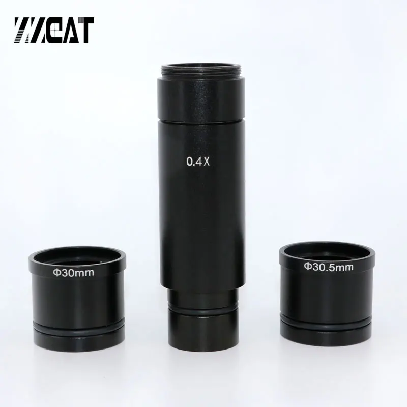 0.4X C Mount Lenses Eyepiece Microscope Adapter for CCD Camera Eyepiece