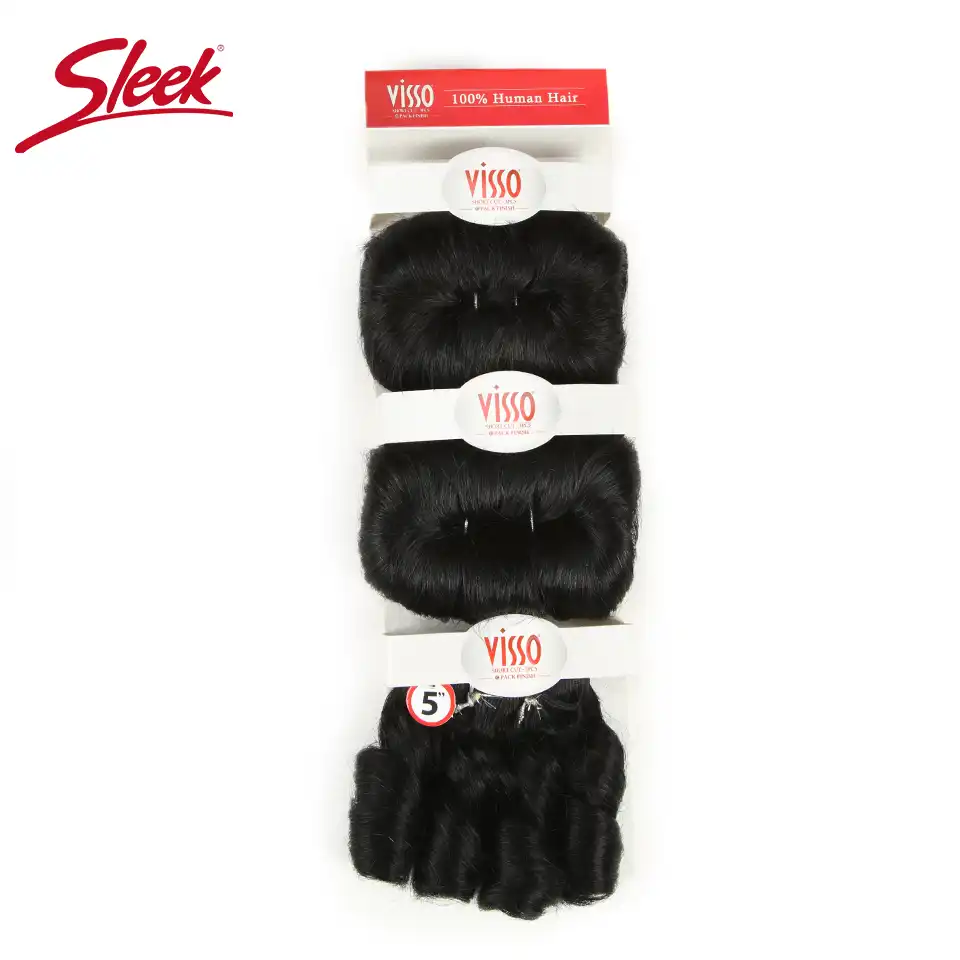 Sleek Colorful Hair Extension Natural Black Bundle Brazilian Hair