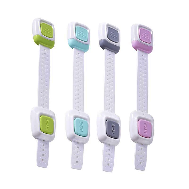 

Lovely Baby Safety Cabinet Lock Strap Child Lock Child Safety Protection Children Wardrobe Safety Lock Child Proof Blocker S3