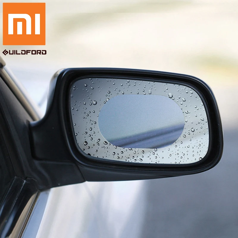 

Xiaomi Car Rearview Mirror HD Protective Film Anti Fog Clear Rainproof Rear View Mirror Motorcycle Protective Film Smart Home