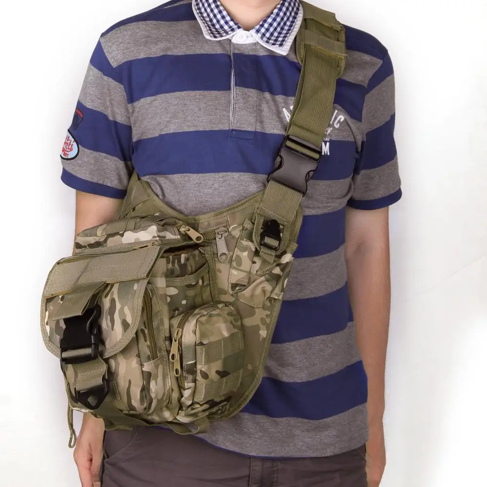 Military Tactical Camping Shoulder Bag Pouch Backpack EDC Every Day