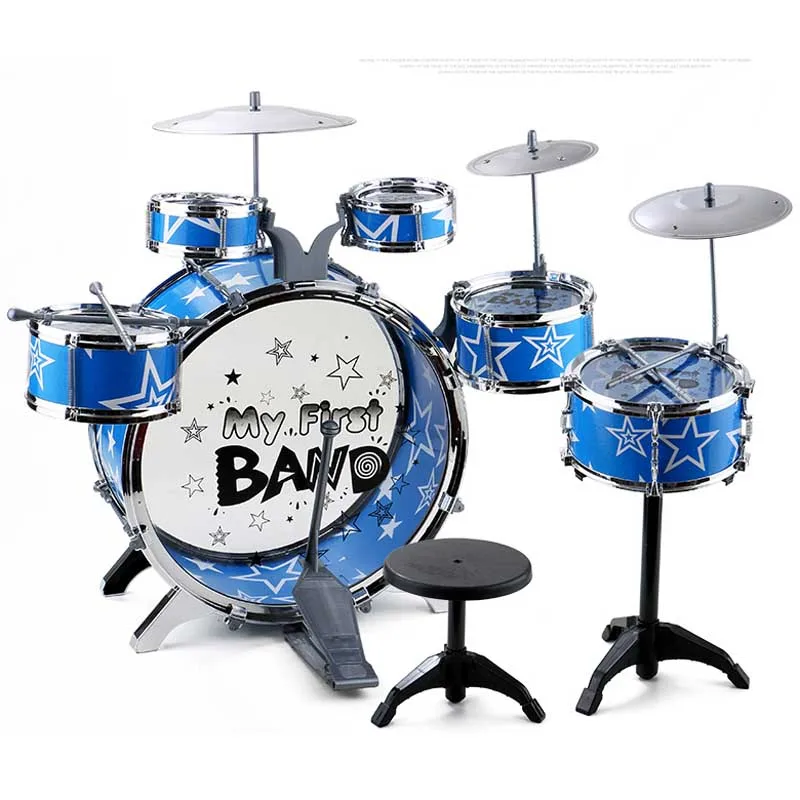 Children's Day gift Professional Big jazz drum rack music early childhood educational toys