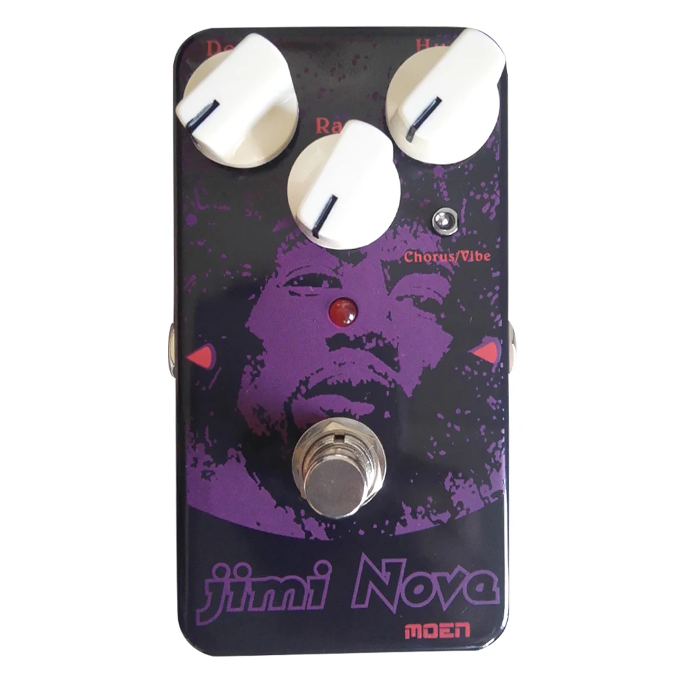 Prix pour MOEN Jimi Nova Vibe Vibrato Effets de Chorus Électrique Guitare pédale D'effet True Bypass AM-VB Prix pour MOEN Jimi Nova Vibe Vibrato Effets de Chorus Électrique Guitare pédale D'effet True Bypass AM-VB