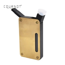 COURNOT Металлические курительные водопроводные трубы из нержавеющей стали курительная трубка ручные травяные трубы легко моются карманный размер