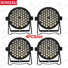 SONGXU 4 шт./лот 1 Вт* 54 шт RGBW led par light/SX-PL5401