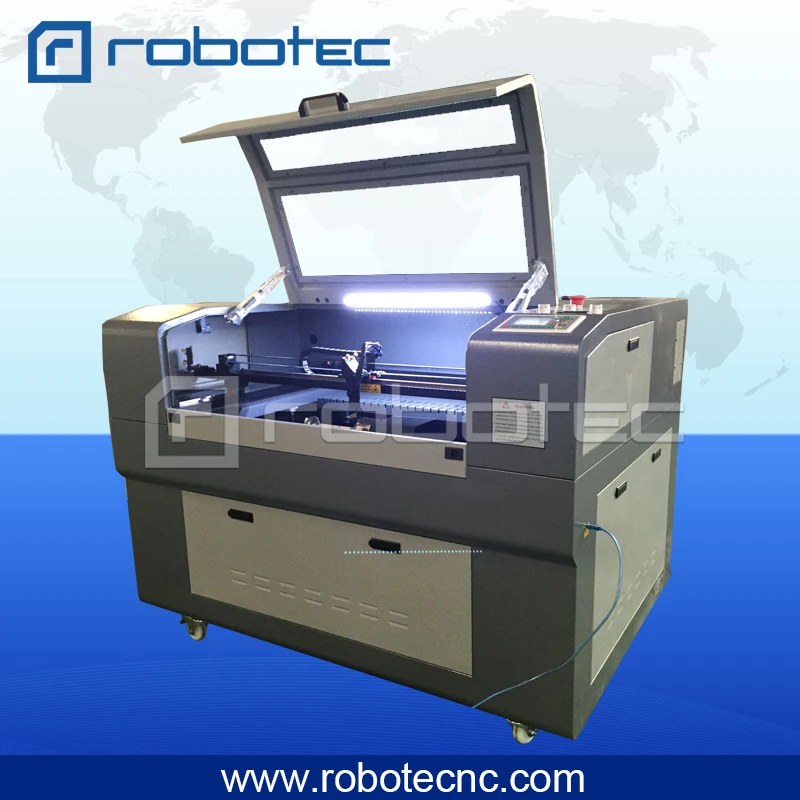 Robotec CNC Co2 машина для лазерной гравировки и резки 9060/6040 с простым вращением