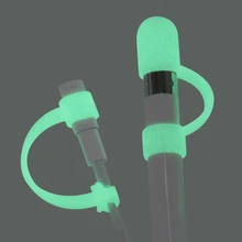 1 комплект, пенал для Apple Pencil, Силиконовый колпачок, чехол, анти-потеря, держатель для кабеля, соединитель, трос