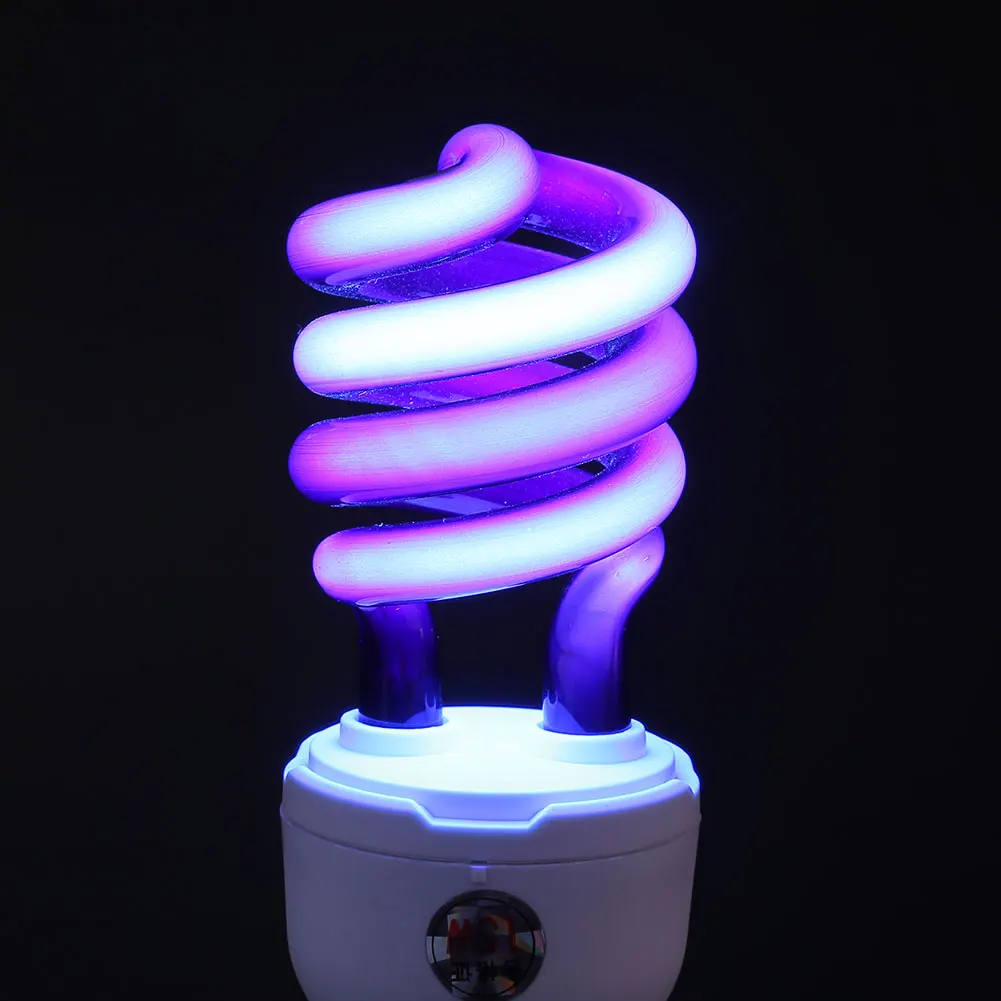 E27 15W Ultraviolet Fluorescent Low Energy Screw Lamp Light Bulb 220V Sterilize