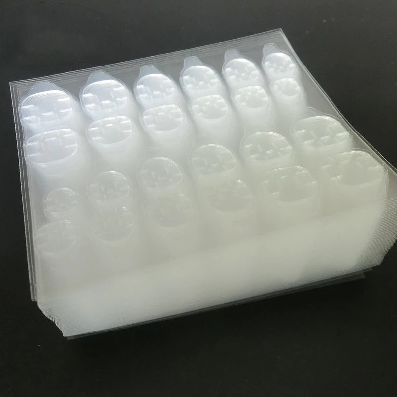 

50 Sheets Convenient Nail Sticker Adhesive Nail Glue Tapes Tabs For Fake Tips Clear Manicure DIY Breathable Glue Tool