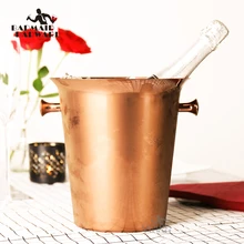 5L ведро для льда из нержавеющей стали для вина, шампанского, вина, охладитель для бутылок, охладитель для шампанского, пива, охладитель для льда