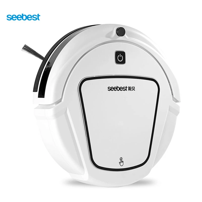 

Seebest D720 MOMO 1.0 Dry Mopping Robot Vacuum Cleaner with Big Suction Power, 2 side brush,Time Schedule Clean, 2200mah Li-ion