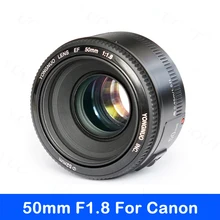 Yongnuo YN50mm F1.8 AF объектив MF YN 50 мм Автофокус Объектив для Canon EOS DSLR камер 60D 70D 5D2 5D3 600D