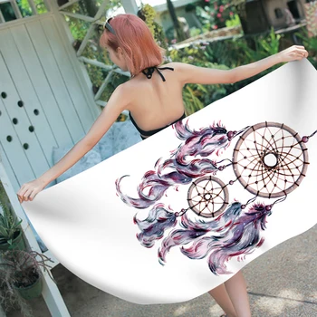 

Moon and Dreamcatcher Beach Blanket Mandala Tapestry Bohemian Beach Towel Toalla Sunblock Blanket Yoga Mat