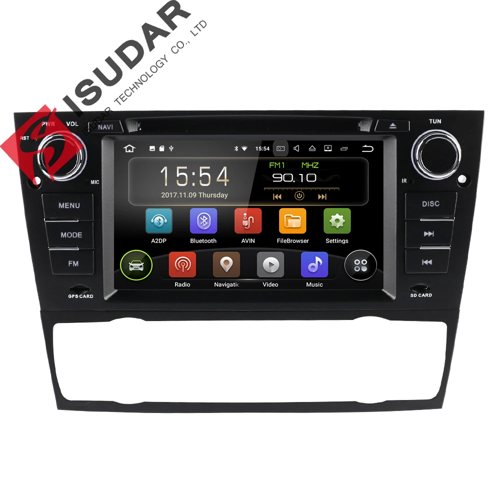 Isudar Штатная Автомагнитола dvd gps навигация с канбус на Android 8.1.0 2 Din Для автомобилей
