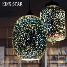 2016 New modern stained glass Lamp E27 110V 220V Pendant Lamp Indoor Lighting Dining Lighting Fixtures + free shipping