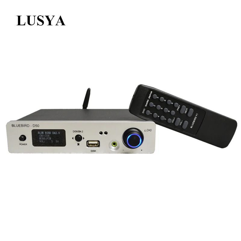 

Lusya Dual ES9018 decoding OPA2604 amp DSD DAC Bluetooth U disk support OTG 24B 96K home car player T0135