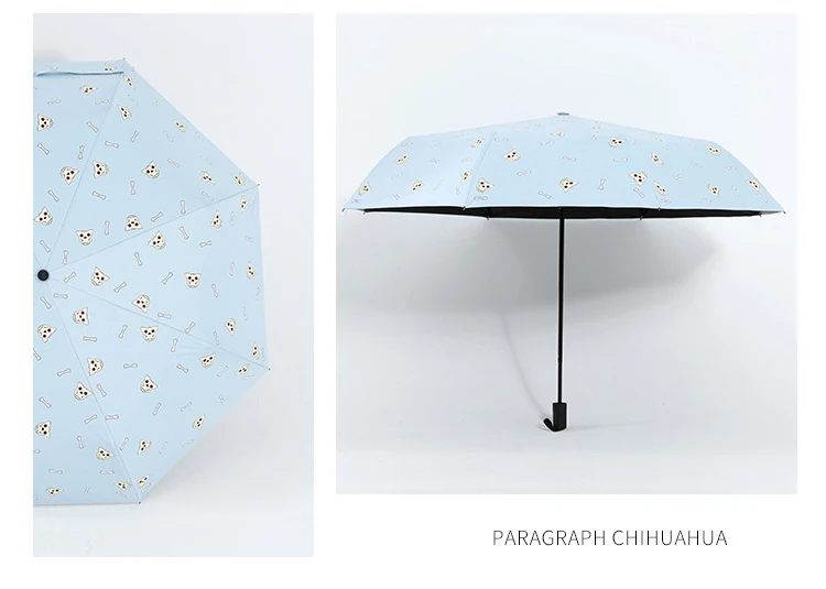 Мультфильм складной зонтик дождь женщина солнечные зонтики девушки анти-УФ солнцезащитный зонтик для детей Parapluie складной зонтик