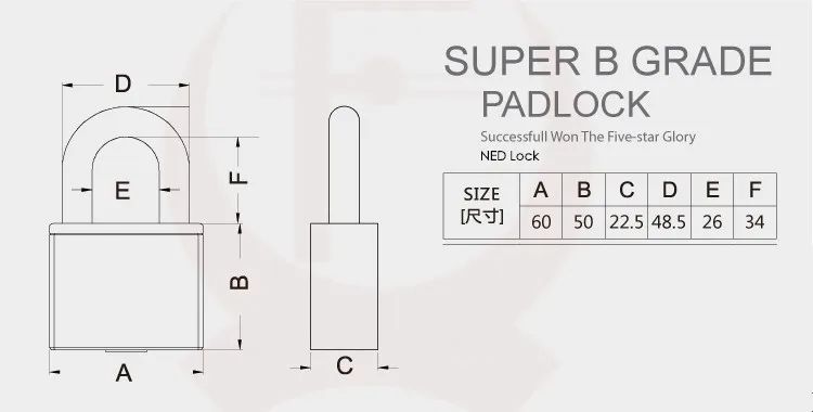 Bagagem, Mala, Gate Lock, Segurança, Cor Prata, Série B7