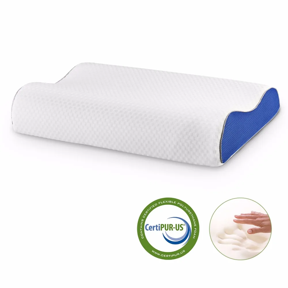 Buy LANGRIA Memory Foam Pillow Ergonomic with