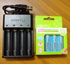 KENTLI  1.5v 3000mWh AA rechargeable Li-polymer li-ion polymer lithium battery and USB smart Charger ► Photo 1/5