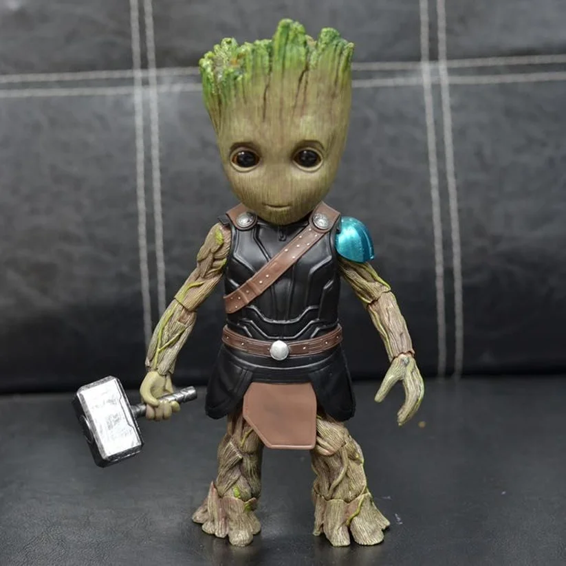 

2019 Groot Baby Groot Cos Captain America Winter Soldier Wolverine Ray God Death Servant Plant Pot Groot Dropshipping