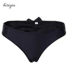 HIRIGIN бренд полиэстер женский сексуальный Бразильский бикини с завязками купальник пляжный купальный костюм низ США