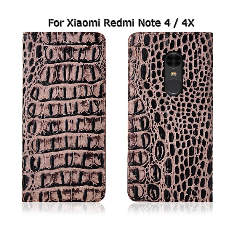 3D чехол из натуральной крокодиловой кожи для Xiaomi Redmi Note 4 4X5 5A 6 7 8T Pro чехол с откидной магнитной подставкой для мобильного телефона
