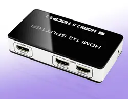 4 к HDMI сплиттер 1x2 Дистрибьютор HDMI блок видеосплиттера UHD 1080 P 3D HDCP 2,2 1 в вход 2 выход для Blu-Ray DVD ТВ HD ТВ