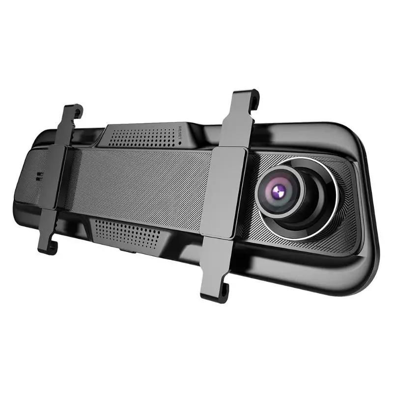 Anytek T12+ 9,6" сенсорный экран автомобиля зеркало заднего вида DVR камера 1080P Full HD двойной объектив Dash Cam g-сенсор WDR видеорегистратор ночного видения