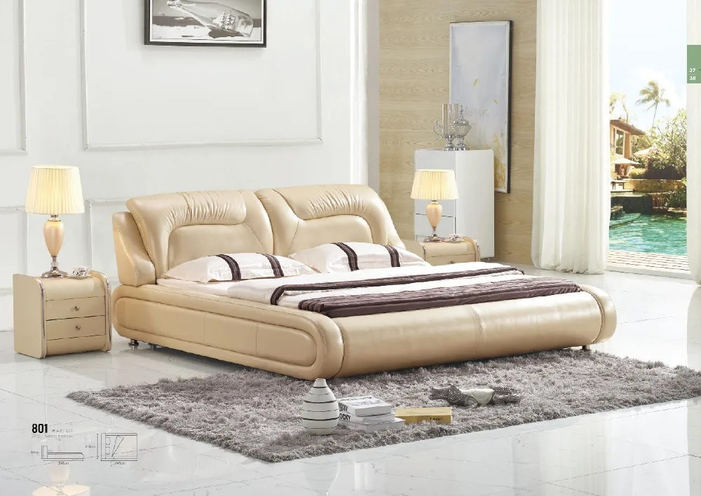 Luxury Modern Double Bed Design Furniture Leather Bed For Hot Sale Stunning Luxury Design Furniture Luxury Modern Double Bed Design Furniture Leather Bed For Hot Sale Stunning Luxury Design Furniture