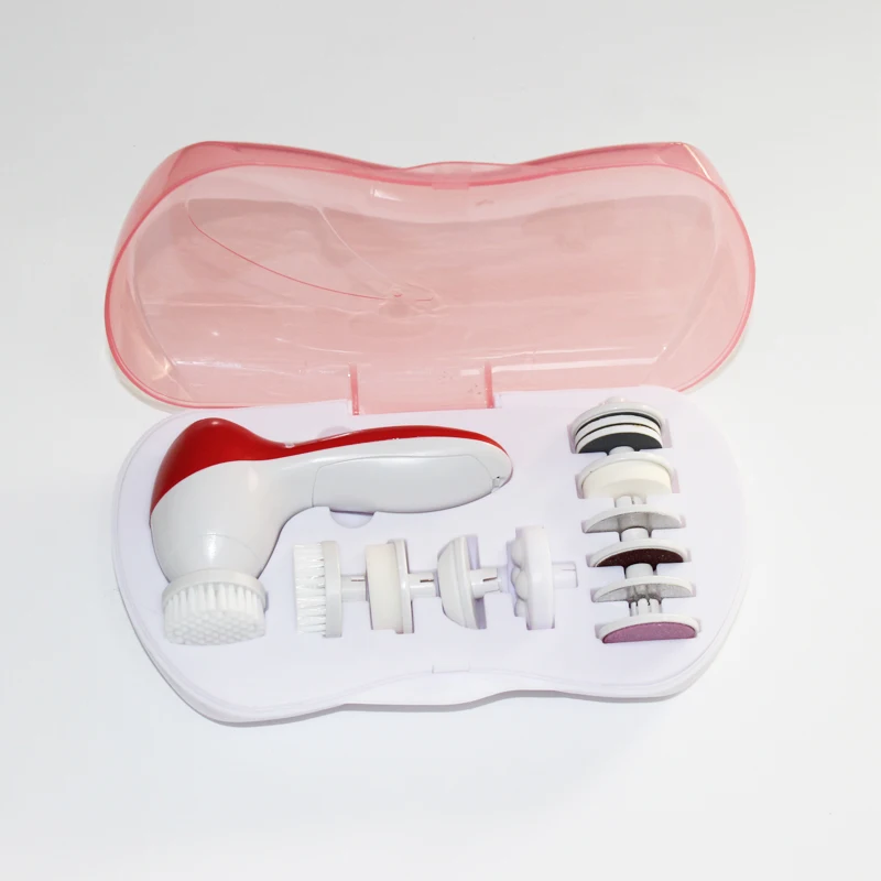 

11 In 1 Battery Operated Body Face Foot Skin Care Wash Brush Cleaner Set Tool Facial Cleanser Scrub Clean SPA Beauty Massager