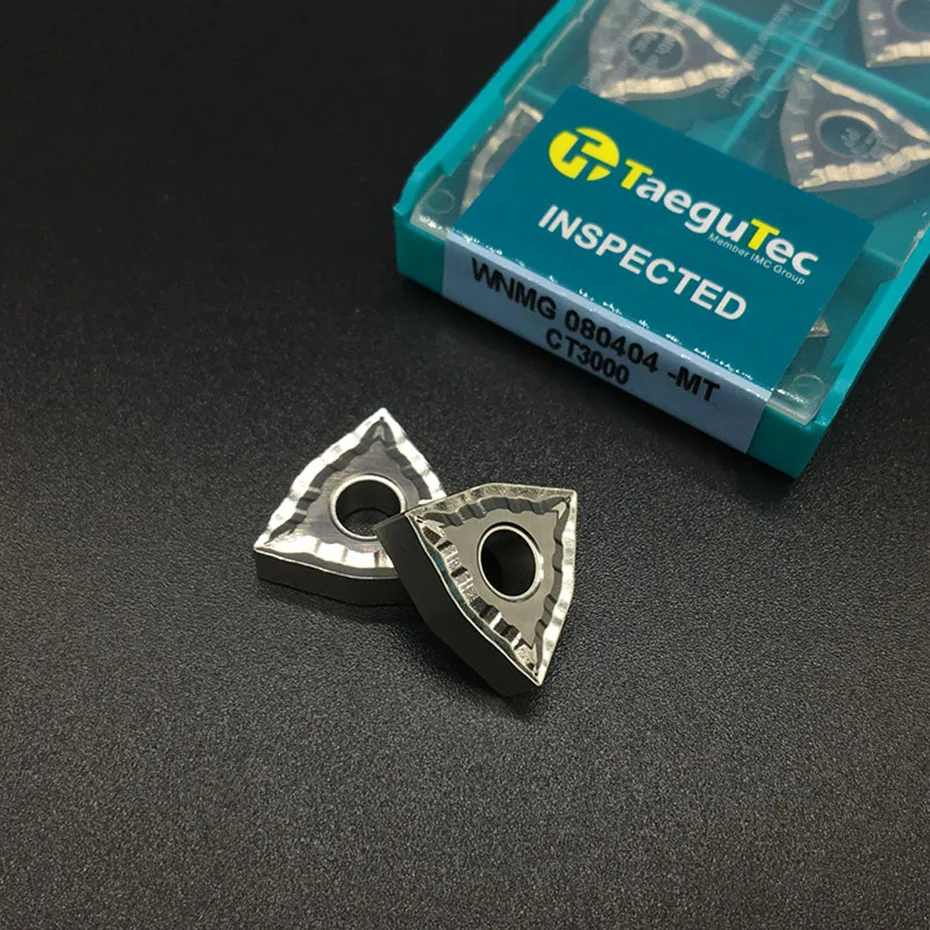

10PCS WNMG080404 MT CT3000 WNMG431 Cermet Grade carbide inserts lathe cutter tools External turning tools CNC tools