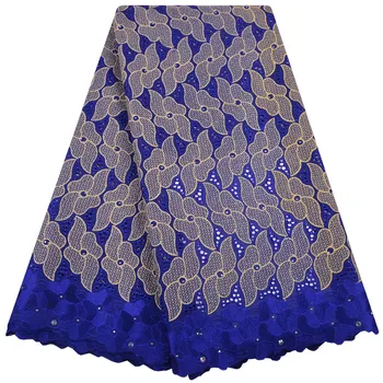

African Dry Lace Fabric Swiss Voile With Stones Swiss Cotton Lace High Quality 2018 Lace Fabrics For Wedding A1383