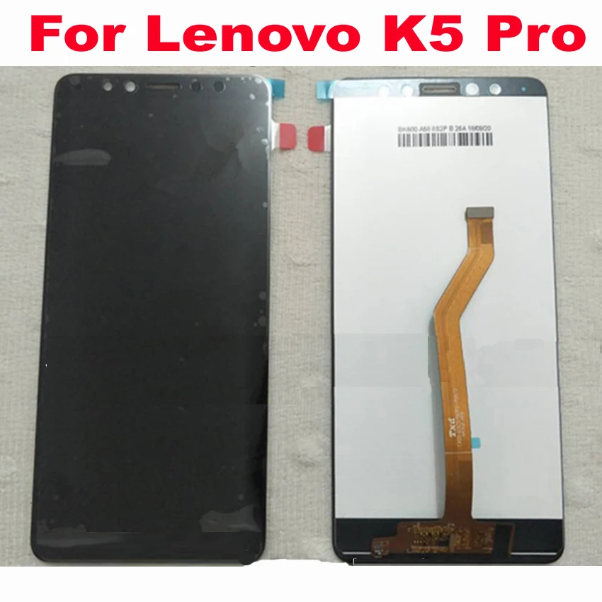 

Original Best Working Sensor LCD Display Touch Screen Digitizer Assembly For Lenovo K5 Pro L38041 5.99" Mobile Phone Panel Parts