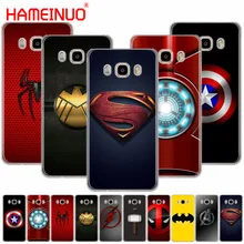 HAMEINUO Мстители одежда «Супергерои» крышка-задняя панель с логотипом чехол для телефона для Samsung Galaxy J1 J2 J3 J5 J7 мини ACE prime