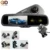 Novatek 96658 HD 1920*1080 P DVR Cámara de 500 CD 5 “854*480 IPS Pantalla Con Atenuación Automática Espejo de Coche Monitor Dash Doble Lente del Registrador de la Leva