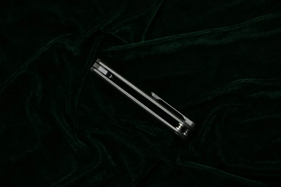 Зеленый шип SBSF M390 стальное лезвие Nudist TC4 титановая ручка Открытый Отдых Охота Карманный фруктовый Складной Нож EDC универсальный инструмент