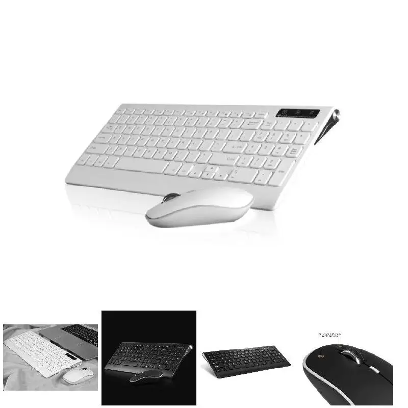 

New Arrival Optical Wireless Keyboard + Mouse Combos 2.4G Rechargeable Fit For Laptops Tablet PC Computer EM88