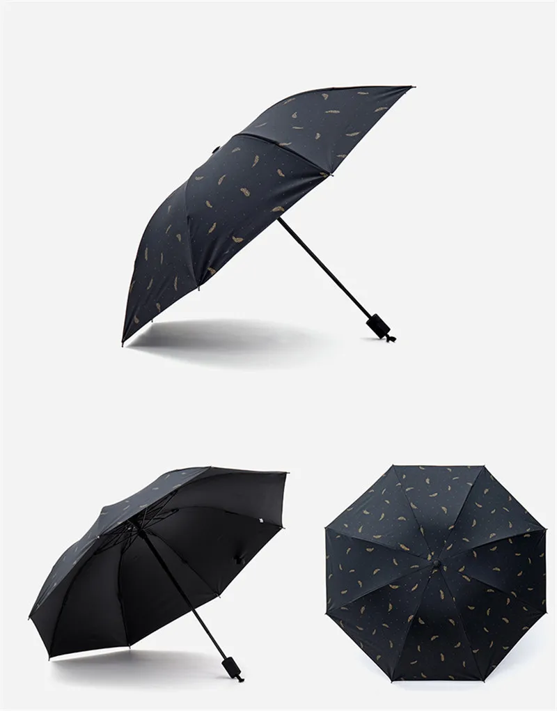 

Simple umbrellas rain women kids folding umbrella students clear reverse umbrella dual use sun umbrella sun protection UV female