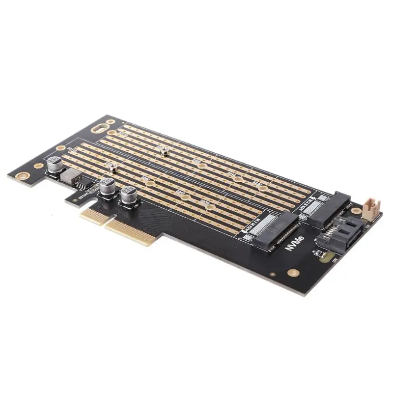 1 комплект PCI Express PCI-E 3,0X4 к NVMe M.2 M ключ NGFF SSD PCIE M2 Riser Card адаптер Поддержка 2230-2280 размера