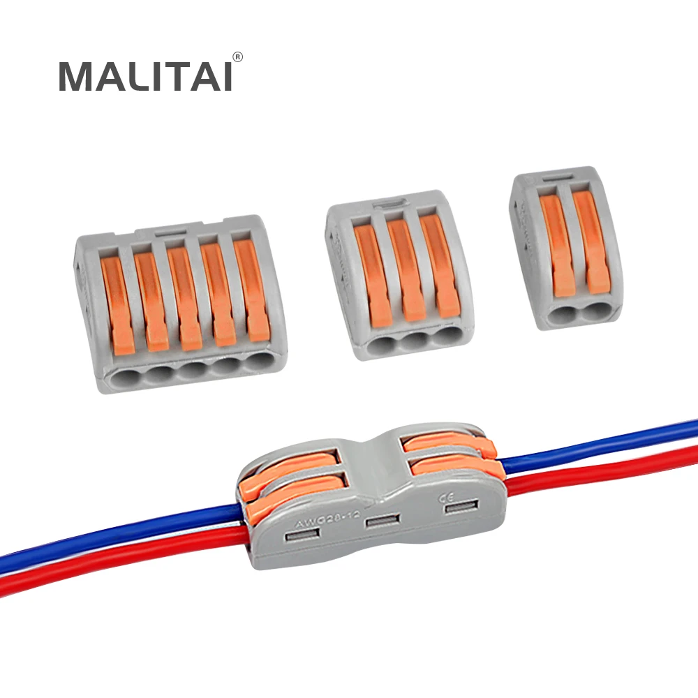

Wire Connector PCT-212 213 215 218 Cable Terminals 222-412 413 414 415 418 SPL-2 3 Female Set Banana Plug For LED light lamp