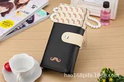 

Women Wallet long Moustache purse carteras mujer 2015 pu Fashion hot new hasp wallets women