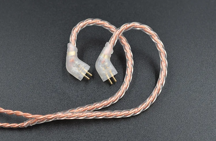 KZ Замена наушников обновленный кабель 2 Pin 0,75 мм с микрофонами использовать для ZSN ZS10 PRO AS16 ZSA ZST ZSR ZSX AS10 AS12 гарнитура
