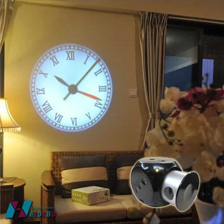 WallclockmoderndesignLedlcdprojectionclockbassprojection