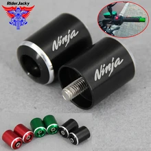 Для KAWASAKI NINJA EX250R 250R/300R/400R/500R/650R/1000R Мотоцикл с ЧПУ Ручки Бар заканчивается Кепки крышкой слайдер