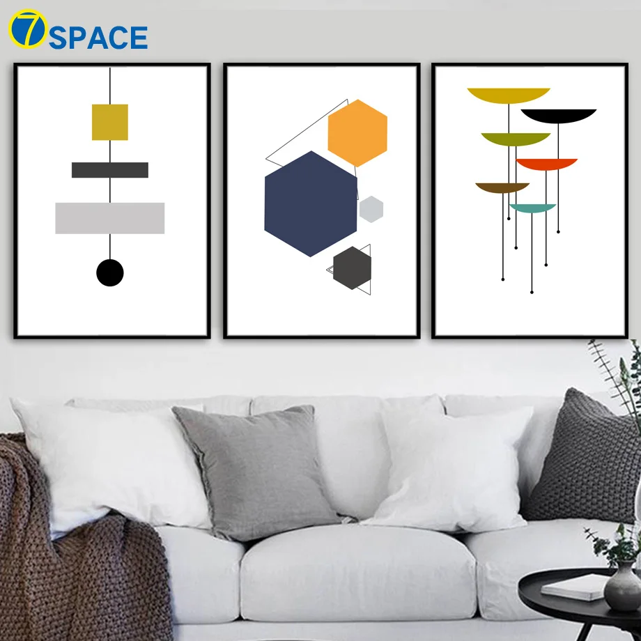 

Abstract Geometric Nordic Posters And Prints Wall Art Canvas Painting Decoration Pictures For Living Room Bedroom Quadro Decor