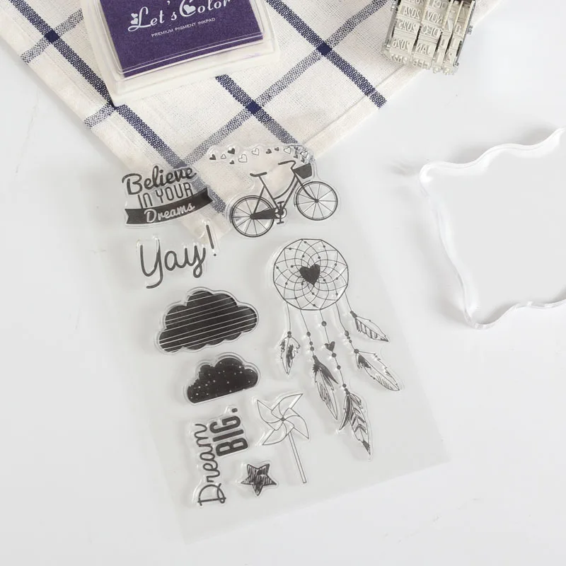 

Butterfly Banner Design Silicone Transparent Clear Stamp DIY Scrap-booking Christmas Decoration Multi-pattern Transparent Seal